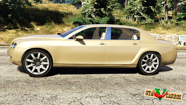 Bentley Continental Flying Spur 2010 for GTA 5 side view