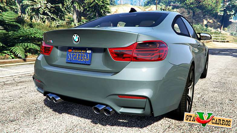 BMW M4 GTS for GTA 5 back view