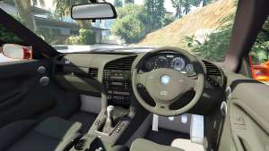 BMW 328i (E36) M-Sport v1.1 [replace] for GTA 5 steering wheel view
