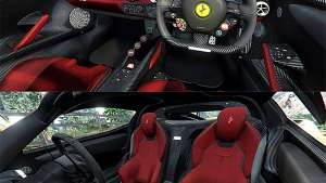 Ferrari LaFerrari for GTA 5 interior view