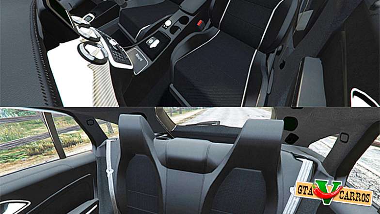 Mercedes-Benz CLA 45 AMG [AMG Wheels] for GTA 5 interior view