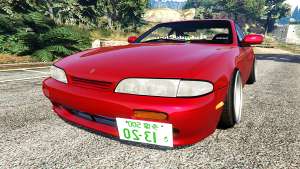 Nissan Silvia S14 Zenki Stance for GTA 5 front view