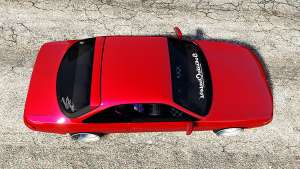Nissan Silvia S14 Zenki Stance for GTA 5 top view