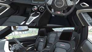 Chevrolet Camaro SS 2016 v2.0 for GTA 5 interior view