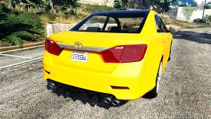 Toyota Camry V50 for GTA 5 back view