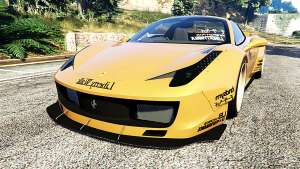 Ferrari 458 Spider [Liberty Walk] for GTA 5 front view