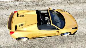 Ferrari 458 Spider [Liberty Walk] for GTA 5 top view
