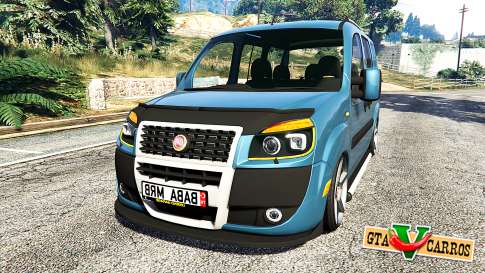 Fiat Doblo for GTA 5 front view