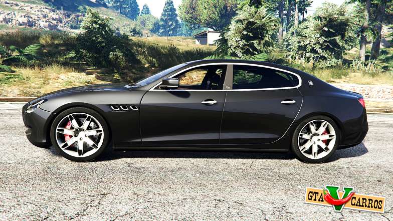 Maserati Quattroporte 2013 for GTA 5 side view