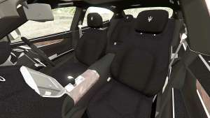 Maserati Quattroporte 2013 for GTA 5 interior view