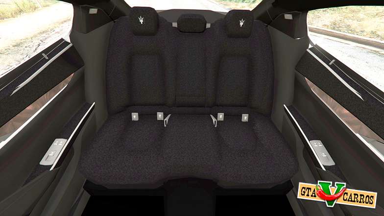 Maserati Quattroporte 2013 for GTA 5 interior view