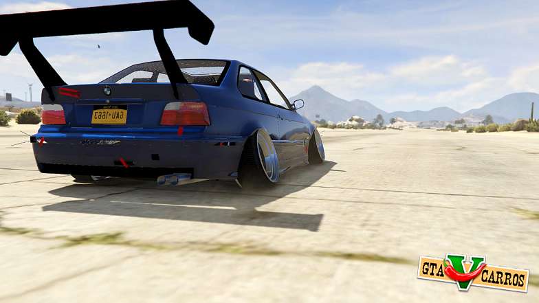 BMW M3 E36 DRIFTMISSILE for GTA 5 back view