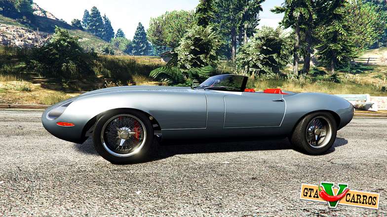 Eagle Speedster 2012 for GTA 5 side view