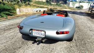 Eagle Speedster 2012 for GTA 5 back view