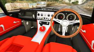 Eagle Speedster 2012 for GTA 5 steering wheel view