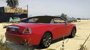 2017 Rolls-Royce Dawn for GTA 5 back view