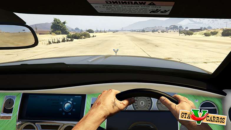 2017 Rolls-Royce Dawn for GTA 5 steering wheel view