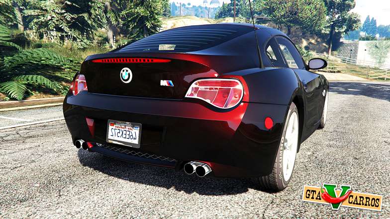 BMW Z4 M (E86) 2008 for GTA 5 back view
