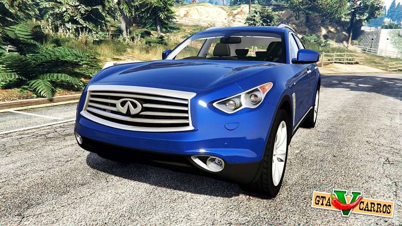 Infiniti FX S50 for GTA 5 front view