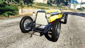 Fiat Mefistofele v1.2 [black tires]  for GTA 5 front view