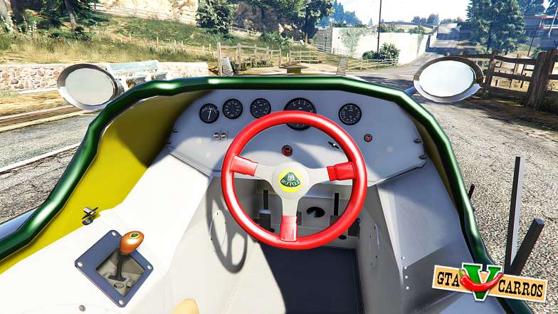 Fiat Mefistofele v1.2 [black tires] for GTA 5 interior view