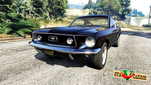 Ford Mustang 1968 v1.1 for GTA 5 front view