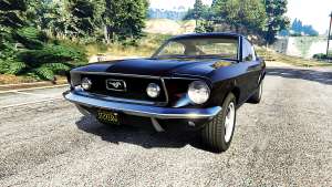 Ford Mustang 1968 v1.1 for GTA 5 front view