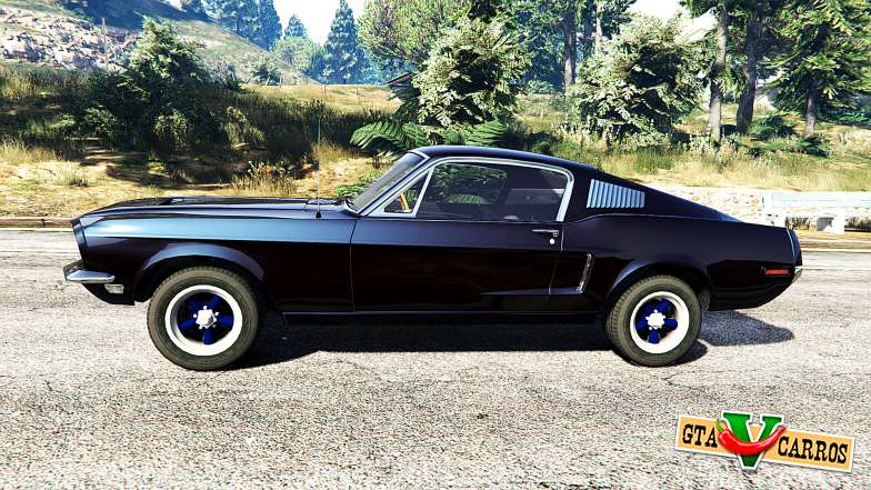 Ford Mustang 1968 v1.1 for GTA 5 side view