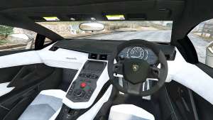 Lamborghini Aventador LP700-4 2012 v1.2 for GTA 5 interior view