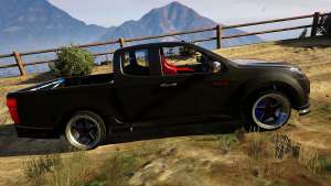 Isuzu D-Max X-Series 2015 for GTA 5 side view