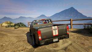 Isuzu D-Max X-Series 2015 for GTA 5 back view