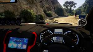 Isuzu D-Max X-Series 2015 for GTA 5 steering wheel