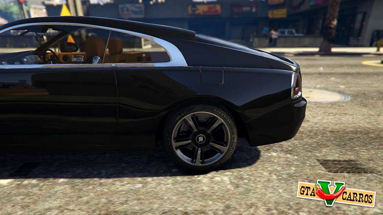 Rolls-Royce Wraith 2015 for GTA 5 rear tires