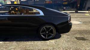 Rolls-Royce Wraith 2015 for GTA 5 rear tires