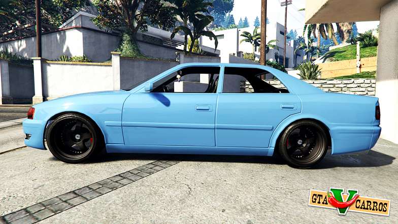Toyota Chaser (JZX100) v1.1 for GTA 5 side view