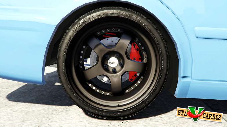 Toyota Chaser (JZX100) v1.1 for GTA 5 wheels