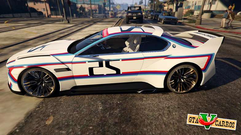 BMW 3.0 CSL Hommage R Concept for GTA 5 side view