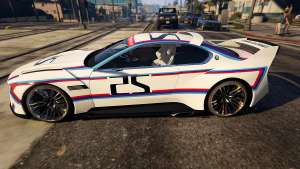 BMW 3.0 CSL Hommage R Concept for GTA 5 side view