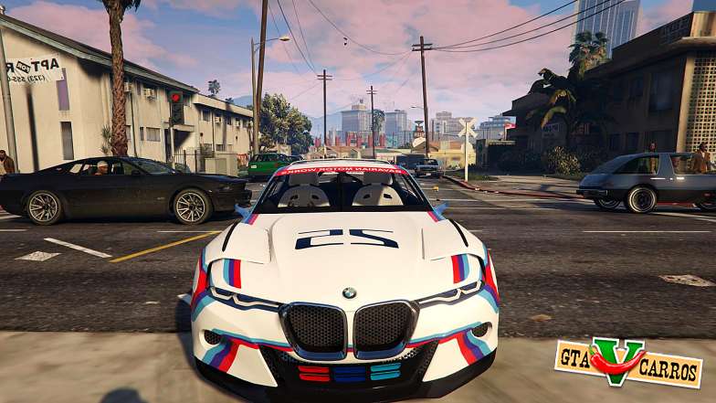 BMW 3.0 CSL Hommage R Concept for GTA 5 front view