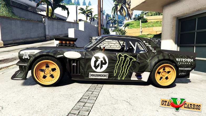 Ford Mustang 1965 Hoonicorn v1.1 [replace] for GTA 5 side view