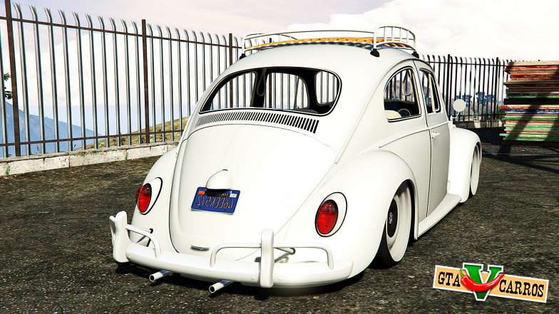 Volkswagen Fusca 1968 v1.0 [add-on] for GTA 5 back view