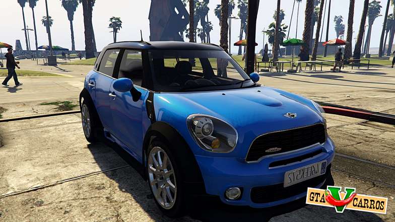 Mini Countryman for GTA 5 front view