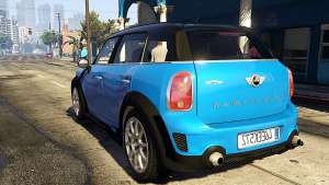 Mini Countryman for GTA 5 back view