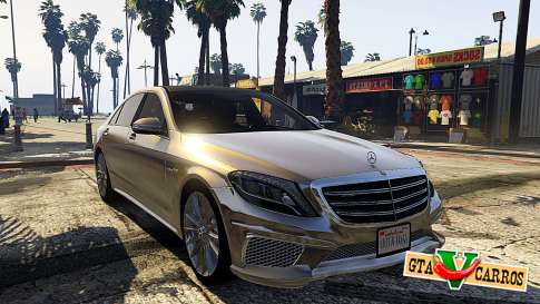 Mercedes-Benz S65 W222 for GTA 5 front view