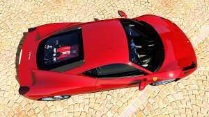 Ferrari 458 Italia v2.0 [add-on] for GTA 5 top view