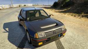 Peugeot 205 Rally for GTA 5 front view