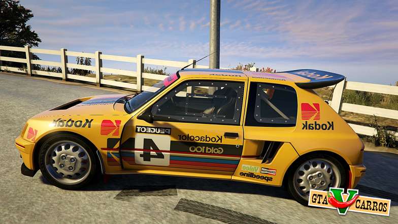 Peugeot 205 Turbo 16 for GTA 5 side view