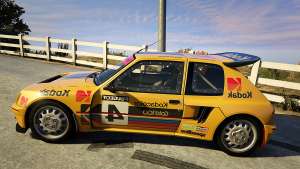 Peugeot 205 Turbo 16 for GTA 5 side view