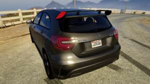 Mercedes-Benz A45 AMG Edition for GTA 5 back view