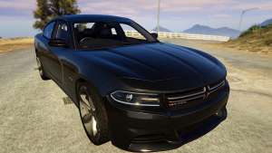 Dodge Charger 2016 for GTA 5 front view